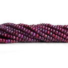 4mm Mystic Ruby Plain Rondelles 15 inch 130 beads - The Bead Traders