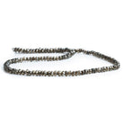 4mm Mystic Smoky Quartz Faceted Rondelle Beads 13 inch 125 pieces - The Bead Traders