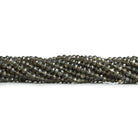 4mm Mystic Smoky Quartz Faceted Rondelles 13 inch 115 beads - The Bead Traders