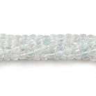 4mm Natural Topaz Micro Faceted Cube Beads 12 inch 70 pieces - The Bead Traders