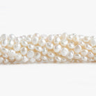 4mm Off White Baroque Freshwater Pearls 15 inch 93 pieces - The Bead Traders