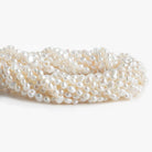 4mm Off White Baroque Freshwater Pearls 15 inch 93 pieces - The Bead Traders