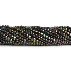4mm Peacock Mystic Black Spinel 12 inch 80 beads - The Bead Traders