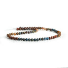 4mm Pietersite Microfaceted Round Beads 12 inch 85 pieces - The Bead Traders