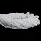 4mm Rainbow Moonstone Faceted Rondelles 12 inch 120 beads - The Bead Traders