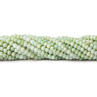 4mm Shaded Green Opal faceted rondelle beads 12.5 inch 90 pieces - The Bead Traders