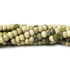 4mm Shaded Serpentine faceted rondelle beads 13 inch 115 pieces - The Bead Traders
