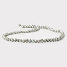 4mm Silver Baroque Freshwater Pearls, 15 inch - The Bead Traders
