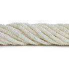 4mm Silver Plated Copper Spacers 8 inch 150 beads - The Bead Traders