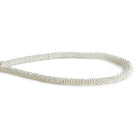4mm Silver Plated Copper Spacers 8 inch 150 beads - The Bead Traders