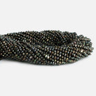 4x3mm Green Peacock Baroque Pearls 15 inch 130 pieces - The Bead Traders