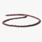 4x3mm Plum Purple side drilled Baroque Freshwater Pearl 16 inch 112 pieces - The Bead Traders