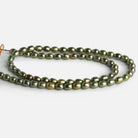 4x5mm Copper Green Oval Pearls 15 inch 63 beads - The Bead Traders