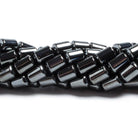 4x5mm Hematite polished tube beads 16 inch 70 pieces - The Bead Traders