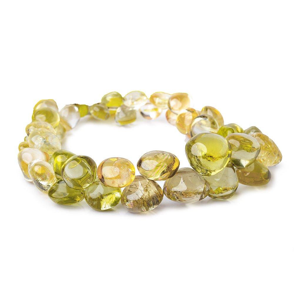 5-12mm Citrine & Lemon Quartz plain candy kiss Beads 7.5mm 40 pieces - The Bead Traders