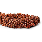 5 - 5.5mm Goldstone Plain Round Beads, 14 inch - The Bead Traders