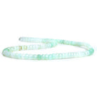 5-6mm Blue Peruvian Opal Faceted Rondelle Beads 16 inch - The Bead Traders