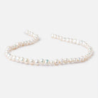 5-6mm Cream Baroque Large Hole Pearls 15 inch 64 pieces - The Bead Traders