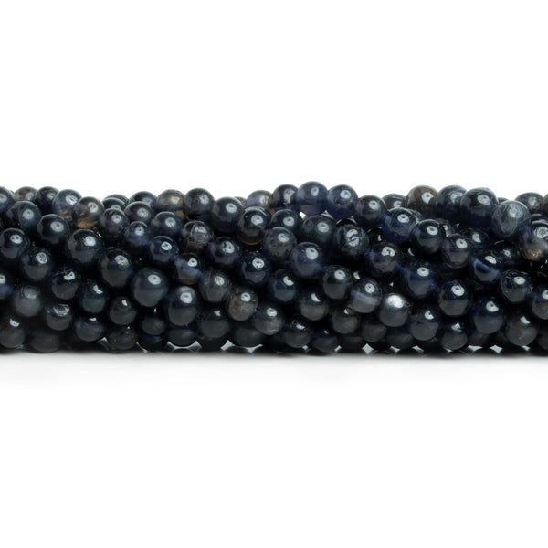5-6mm Iolite Handcut Rounds 12 inch 60 pieces