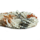 5-6mm Multi Moonstone Handcut Rounds 12 inch 55 pieces - The Bead Traders