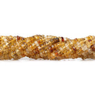 5-6mm Multi Tonal Citrine Plain Heishi Beads 13 inch 130 pieces - The Bead Traders