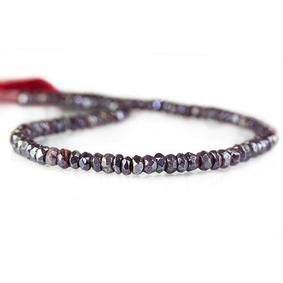 5-6mm Mystic Garnet Faceted Rondelle Beads 13 inch 105 pieces - The Bead Traders