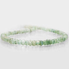 5-6mm Shaded Aquamarine Faceted Rondelle Beads 14 inch 98 pieces - The Bead Traders