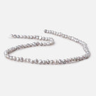 5-6mm Silver Side Drill Baroque Freshwater Pearls 16 inch 82 Beads - The Bead Traders