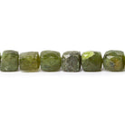 5-7mm Idocrase Faceted Cube Beads 8 inch 28 pieces - The Bead Traders