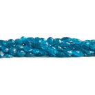5-7mm Neon Apatite Plain Nuggets 18 inch 63 beads - The Bead Traders