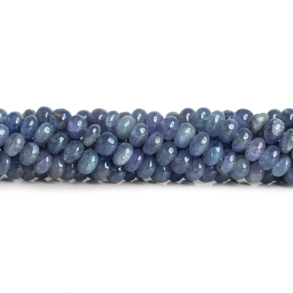 5-8mm Tanzanite Rondelles 18 inch 110 beads - The Bead Traders