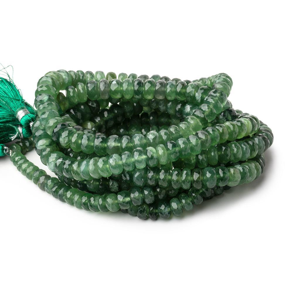 5-9mm Serpentine Faceted Rondelles 16 inch 93 Beads - The Bead Traders