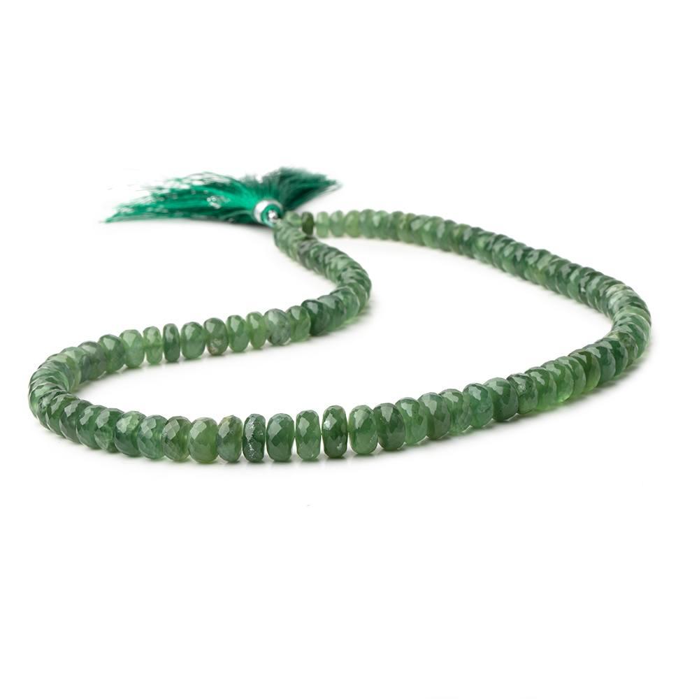 5-9mm Serpentine Faceted Rondelles 16 inch 93 Beads - The Bead Traders