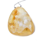 52x47mm Golden Agate Tubular Drusy Focal 1 Bead - The Bead Traders