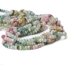 5.5-6mm Afghani Tourmaline plain rondelles 18.5 inch 135 beads - The Bead Traders