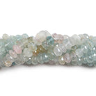 5.5-6mm Mystic Multi-Beryl faceted rondelle beads 14 inch 112 pieces - The Bead Traders