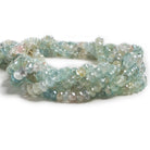 5.5-6mm Mystic Multi-Beryl faceted rondelle beads 14 inch 112 pieces - The Bead Traders
