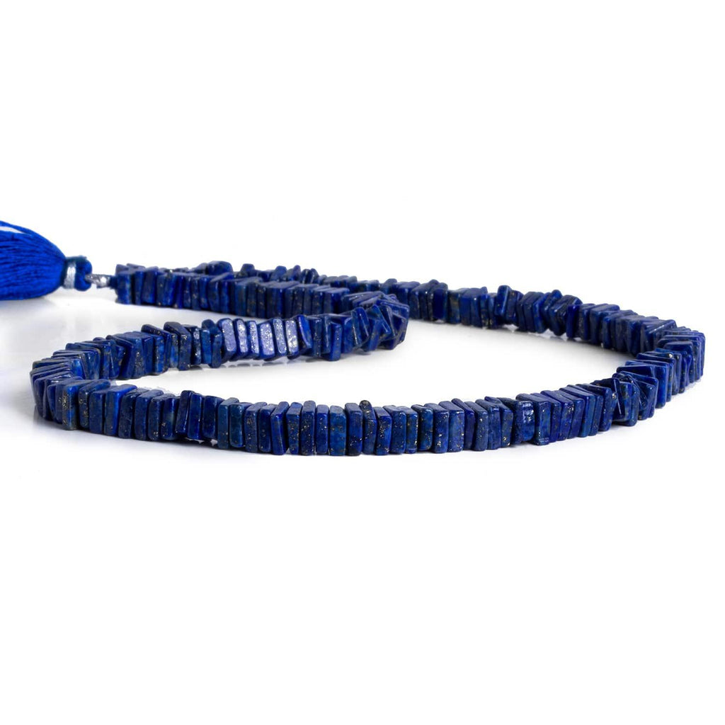 5.5-7mm Lapis Lazuli Square Heishis 16 inch 215 pieces - The Bead Traders