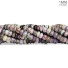 5.5mm Charoite Plain Rondelle Beads 16 inch 120 pieces - The Bead Traders