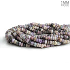 5.5mm Charoite Plain Rondelle Beads 16 inch 120 pieces - The Bead Traders