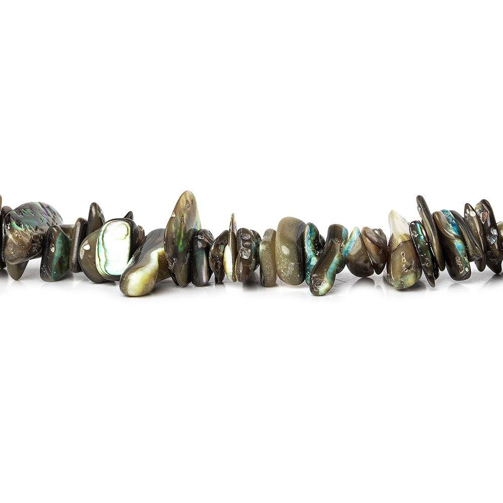 5mm - 10mm Mother of Pearl Chip Beads, 14 inch - The Bead Traders