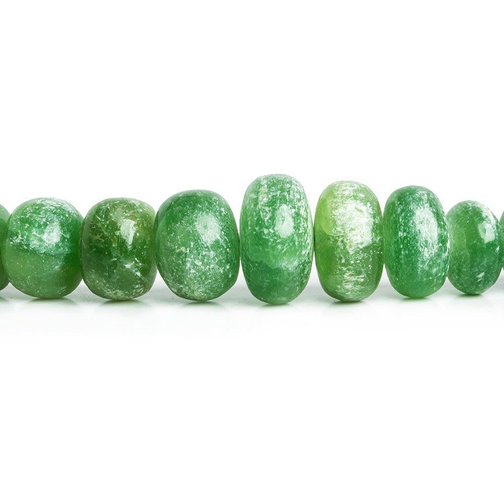 5mm-13mm Aventurine Plain Rondelle Beads 17 inch 80 pieces - The Bead Traders