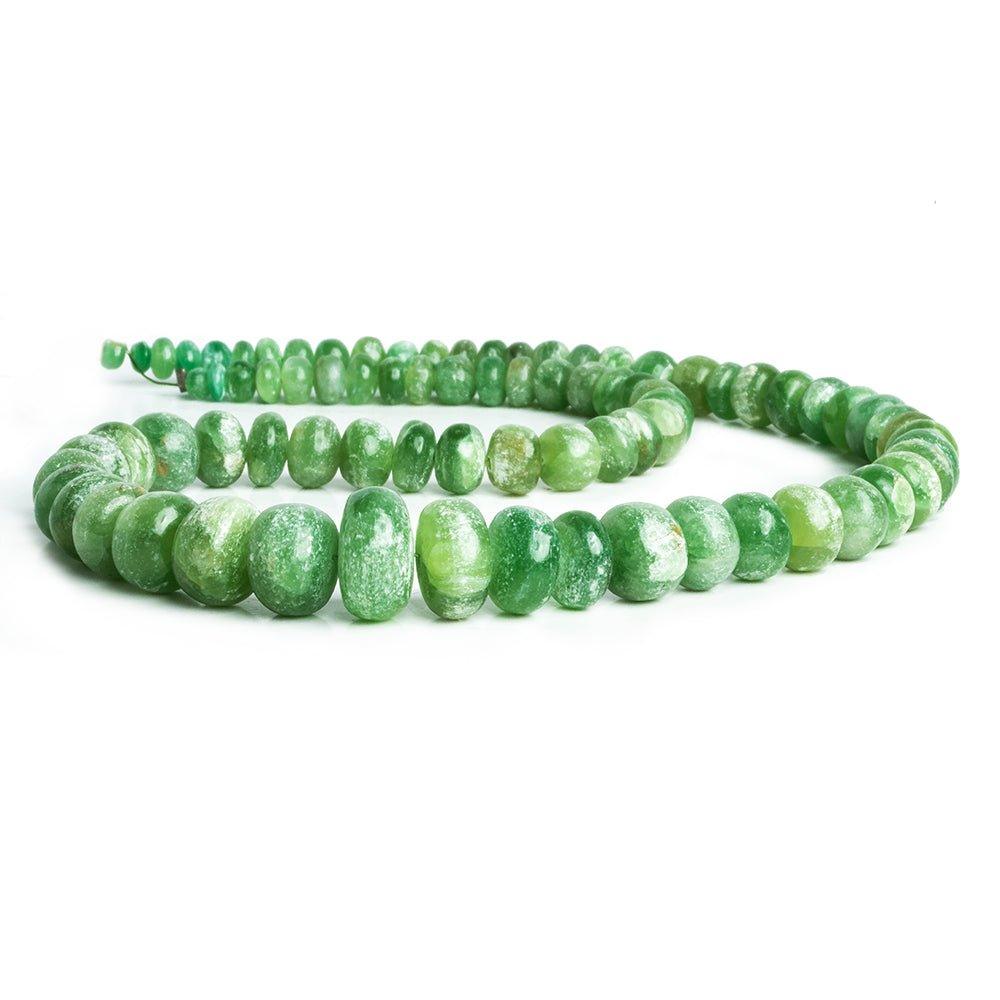 5mm-13mm Aventurine Plain Rondelle Beads 17 inch 80 pieces - The Bead Traders