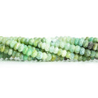 5mm-6mm Blue Peruvian Opal Faceted Rondelle Beads 15 inch 140 pieces - The Bead Traders
