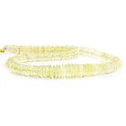 5mm-9mm Lemon Quartz Heishi Beads 14 inch 225 pieces - The Bead Traders