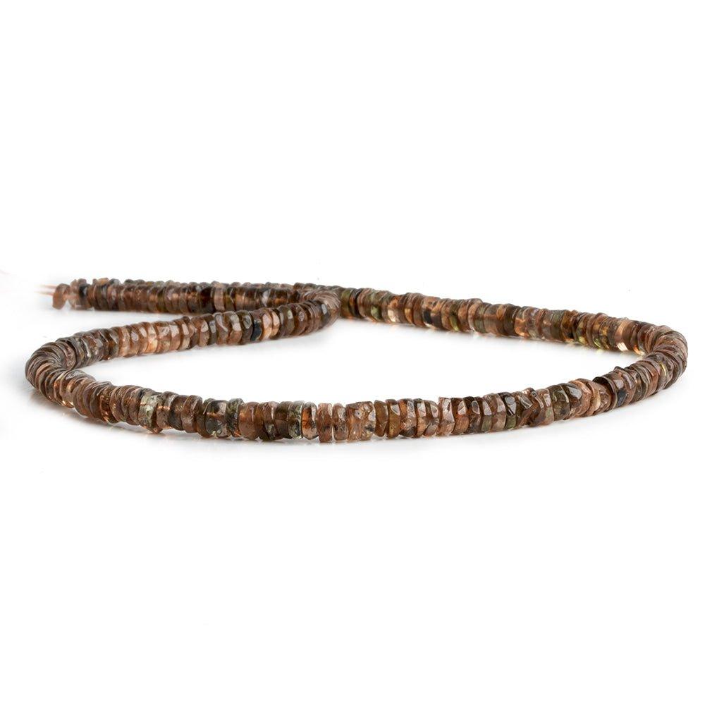 5mm Andalusite Heishi Beads 16 inch 200 pieces - The Bead Traders