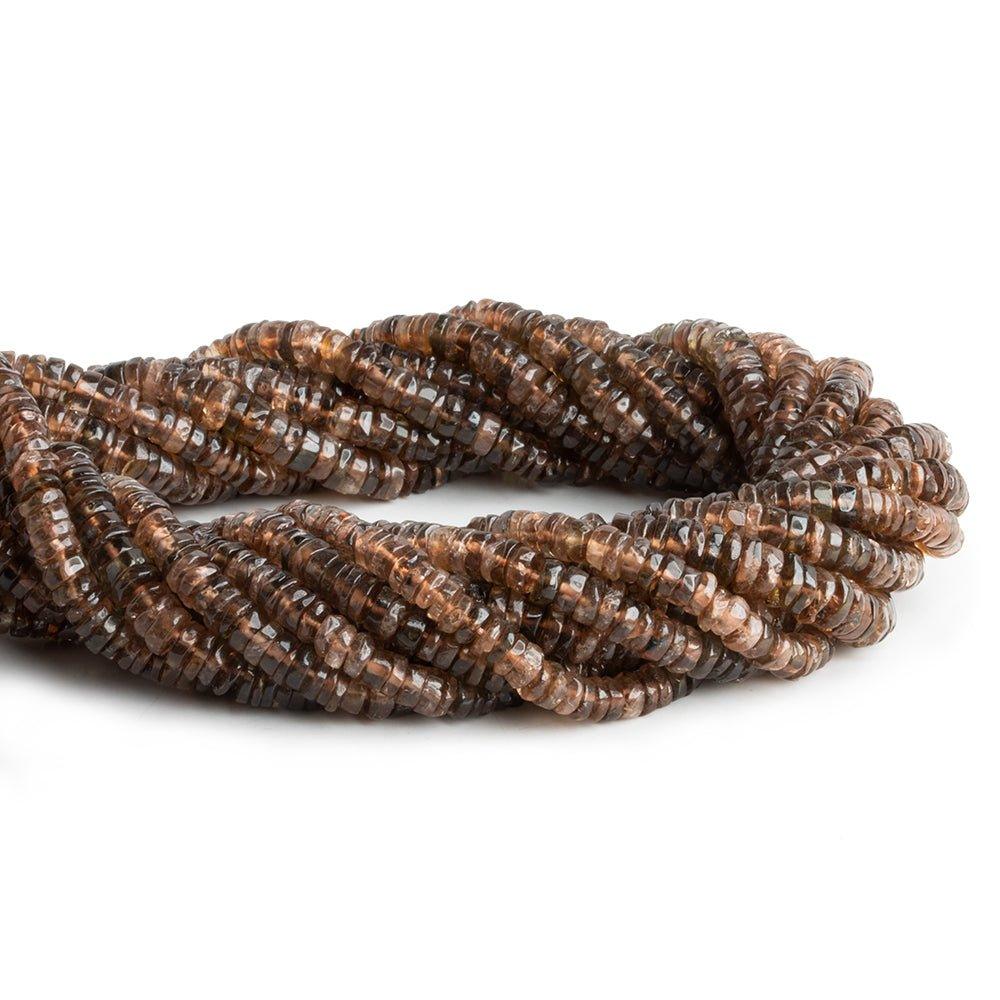 5mm Andalusite Heishi Beads 16 inch 200 pieces - The Bead Traders