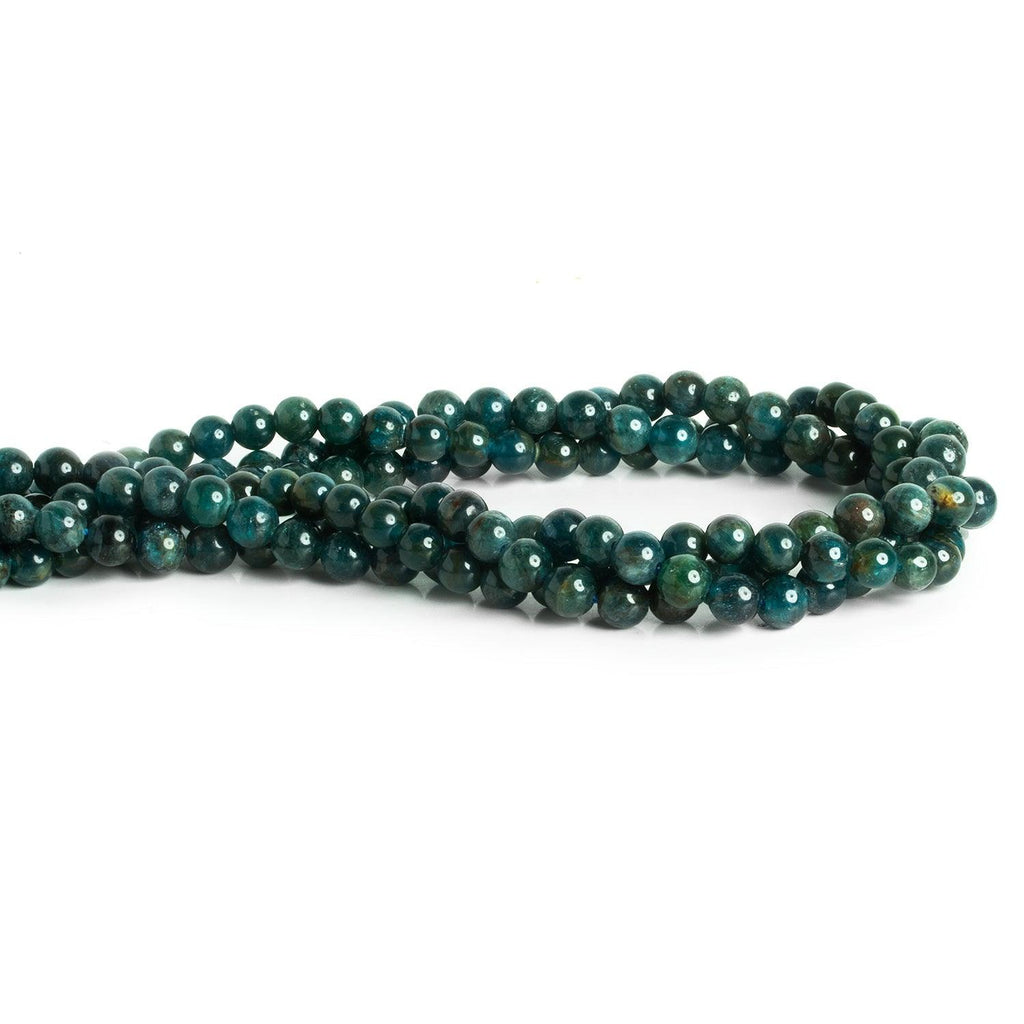 5mm Apatite Plain Rounds 15 inch 70 beads - The Bead Traders