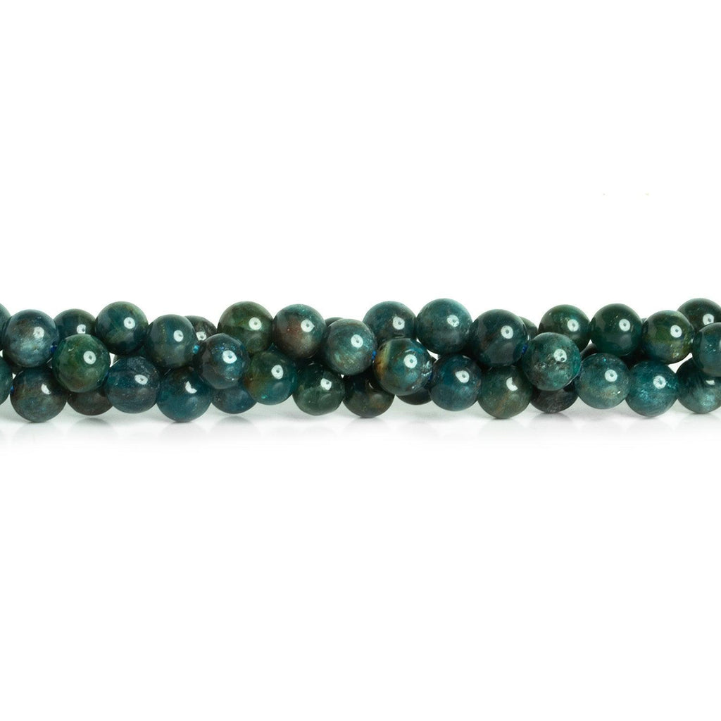 5mm Apatite Plain Rounds 15 inch 70 beads - The Bead Traders