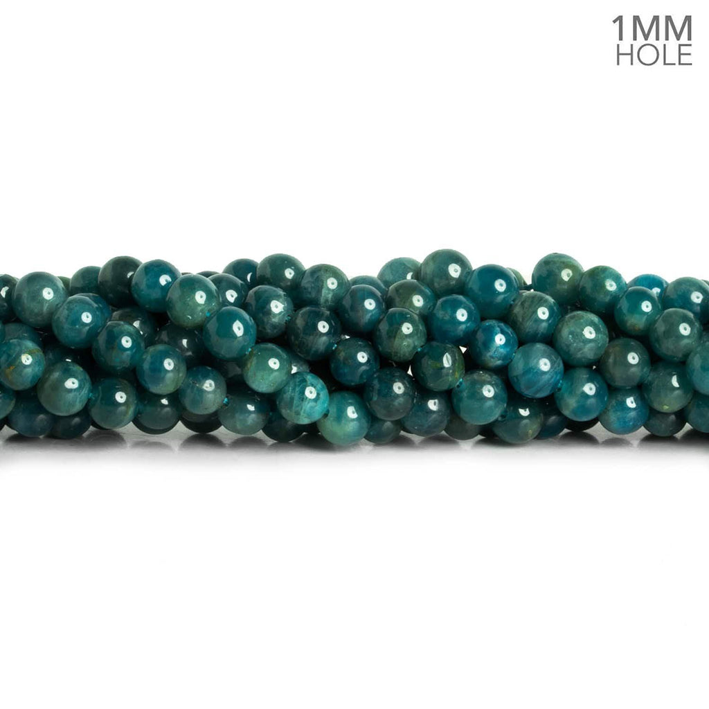 5mm Apatite Plain Rounds 15 inch 70 pieces - The Bead Traders